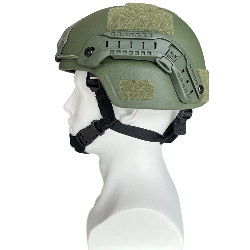 Army Green Aramid Combat Mich Tactical Bullet Proof Helmet for Head Protection