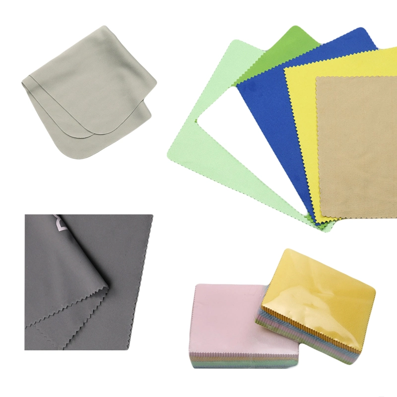 200GSM Microfiber Suede Eyewear Cloths, Anti Fog Eyeglasses Cases and Cloth