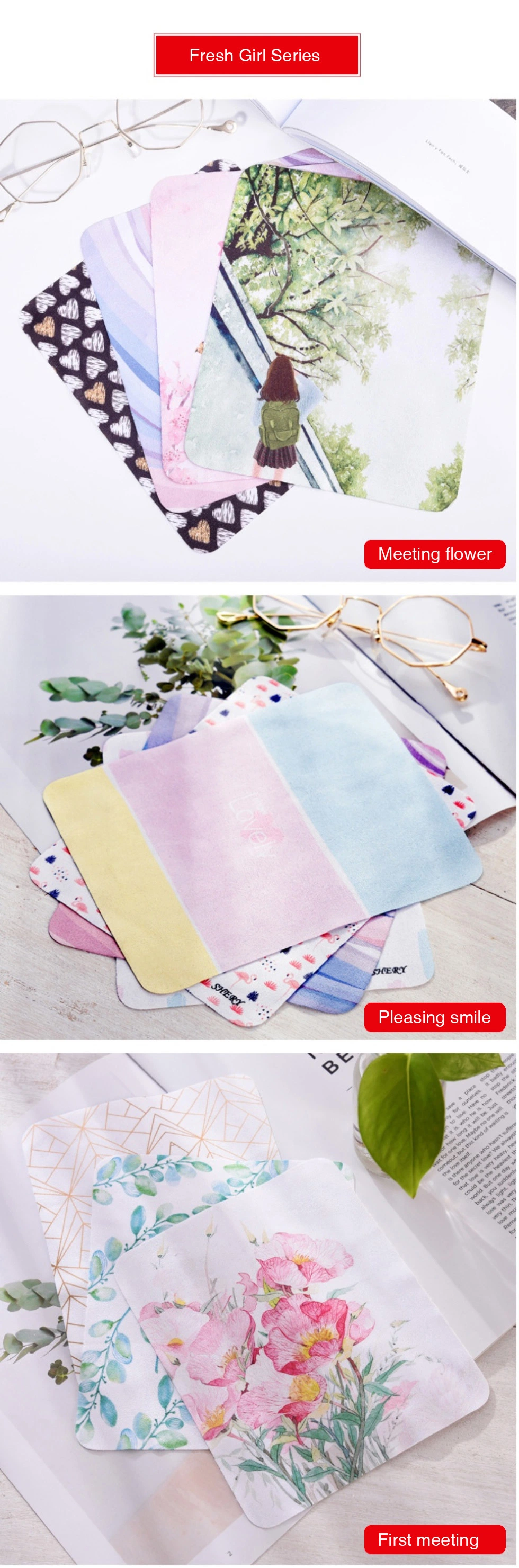 Hot Sale Personalized and Multi-Purpose, Anti-Fog, Suede Fabric Microfiber Lens Eyeglass Cloth